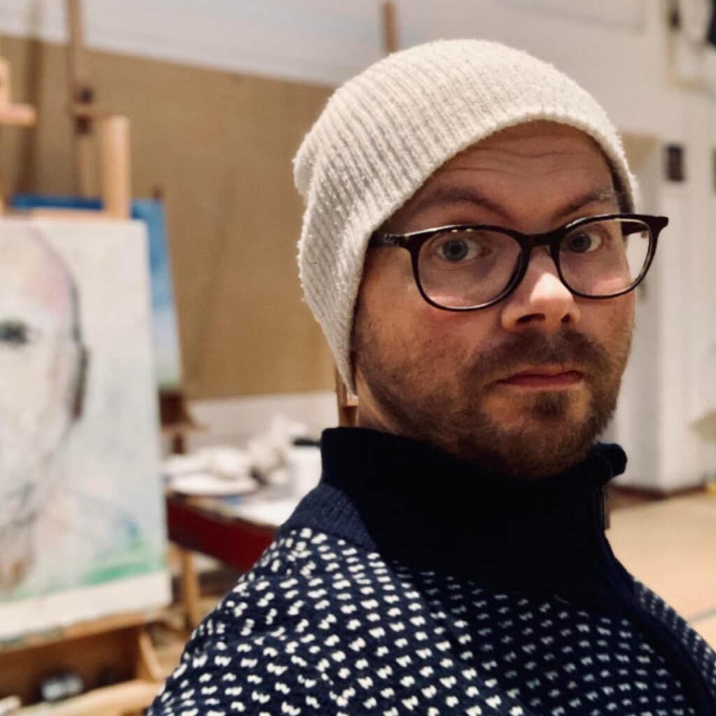 art class teacher Morten 